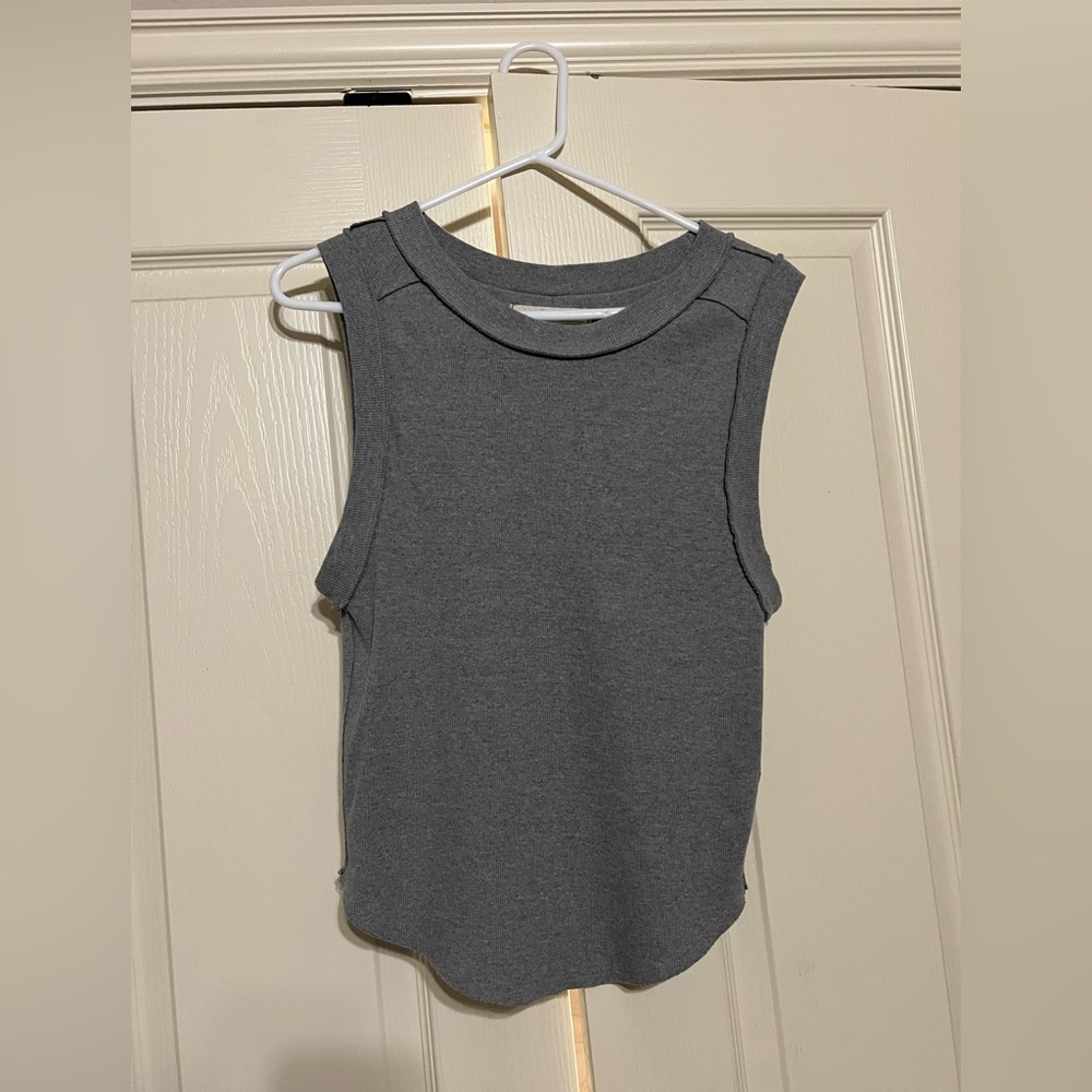 We The Free Charcoal Gray Muscle Tank XL